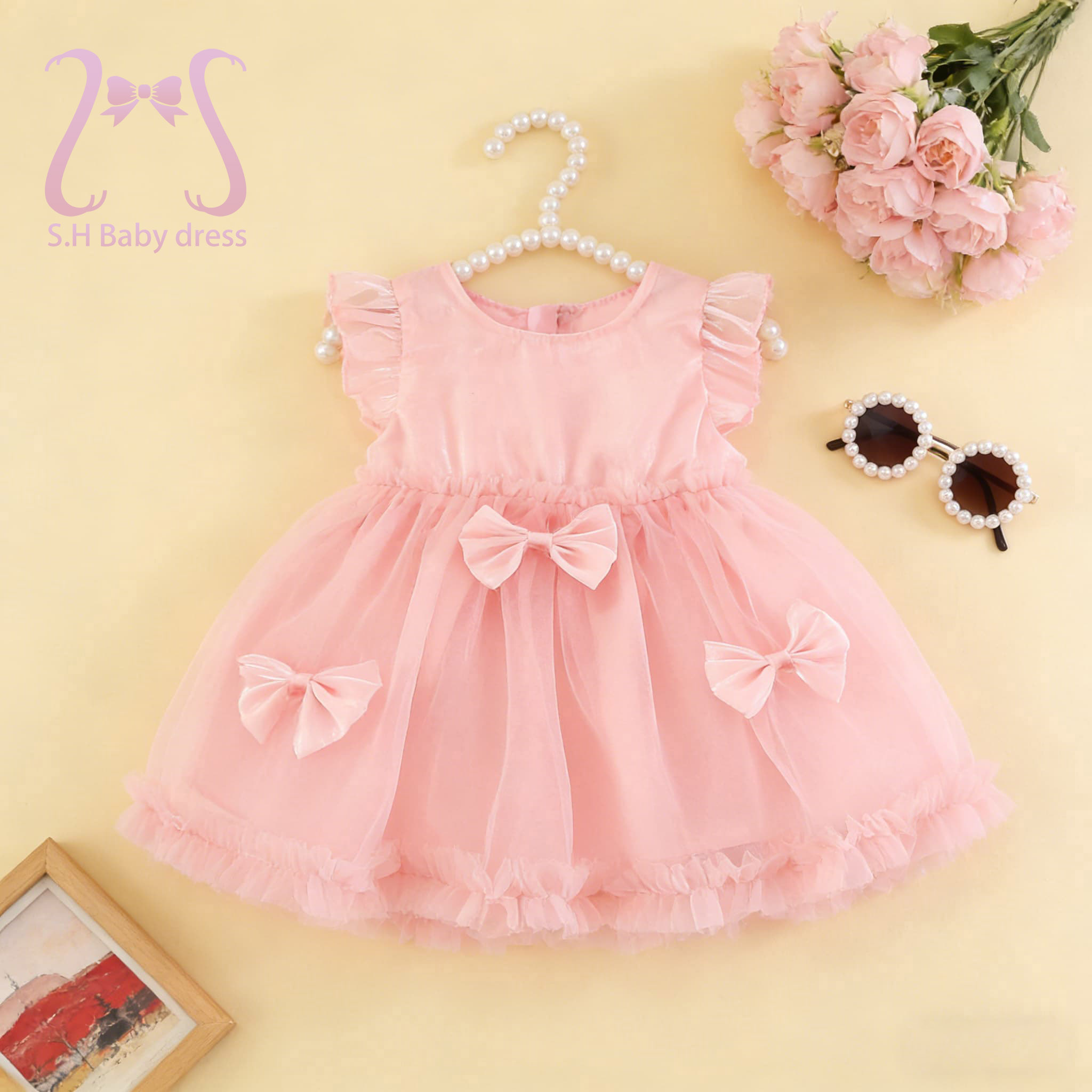 Baby Clothing H&M - Summer Baby Girl Sleeveless Solid Color