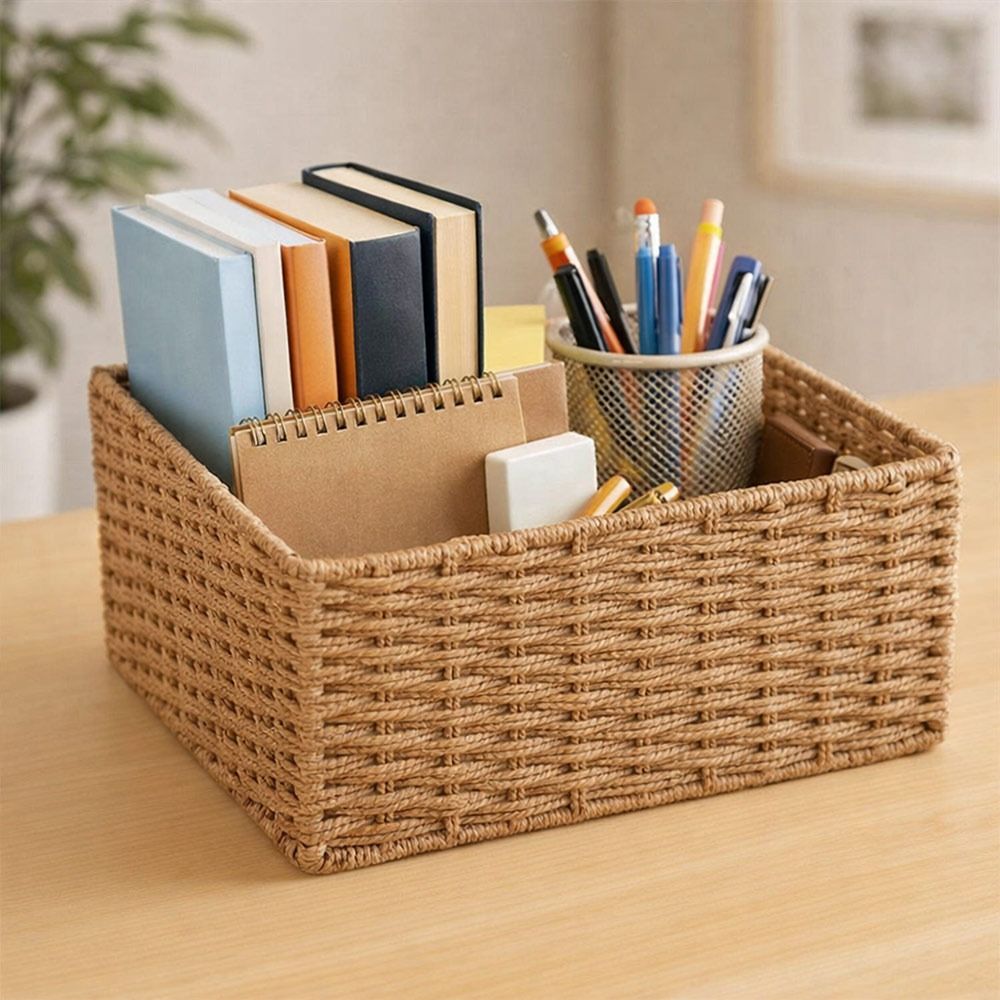 Baby Clothing Basket - New Large Capacity Woven Storage Basket