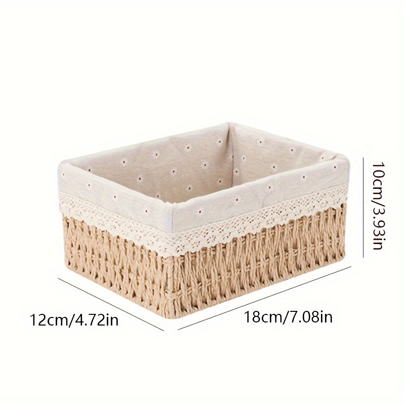 1pc Handmade Rattan Storage Ba - Baby Clothing Basket 评论和价格