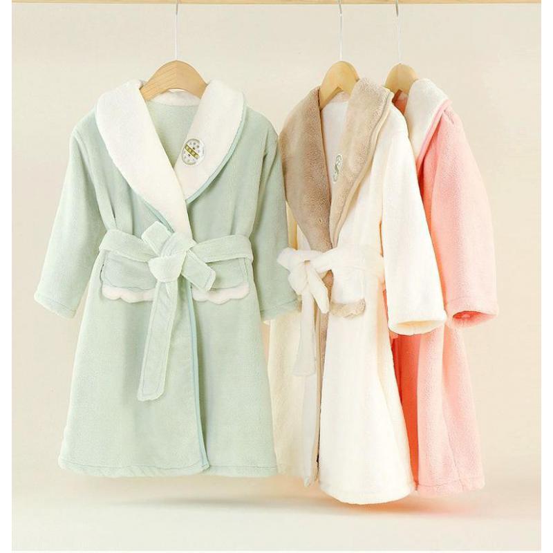 Children's Cartoon Robe Winter - Baby Gown Nightwear 评论和价格