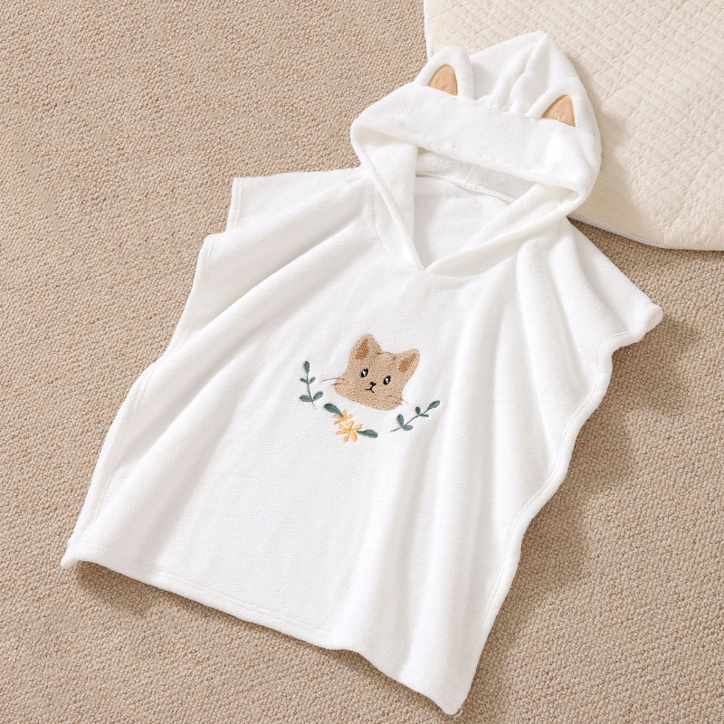 Baby Hooded Bathrobe Kids Bath - Hooded Bath Towel 评论和价格