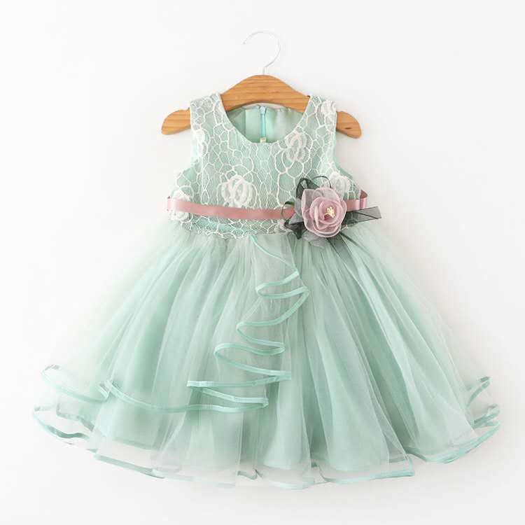 Sleeveless Baby Kids Lace Mesh - Baby Clothing Line 评论和价格