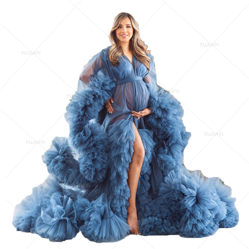 Luxury Fluffy Women's Prom Dre - Baby Gown Nightwear 评论和价格