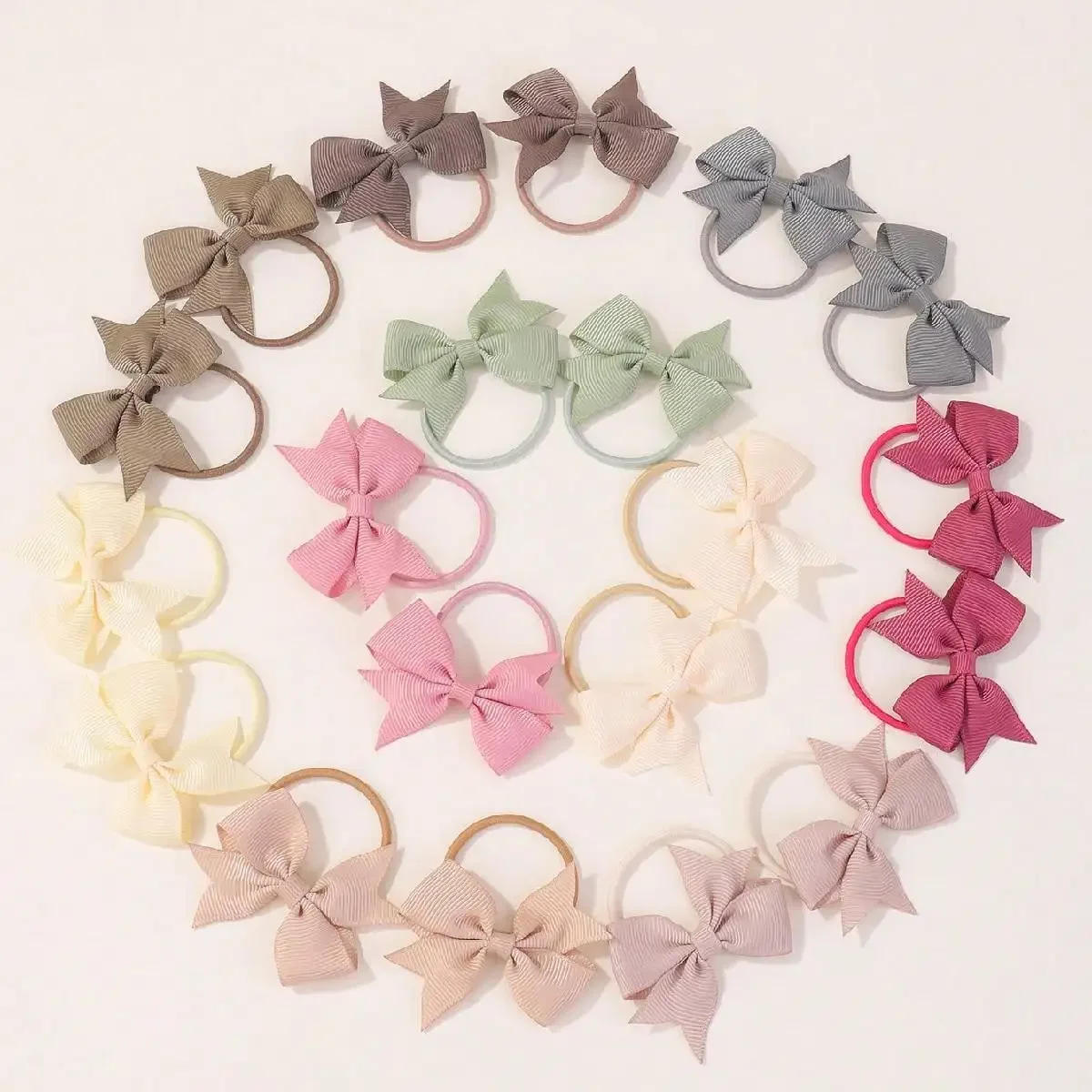 20Pcs/set 2.1inch Lovely Bowkn - Newborn Gift Set 评论和价格