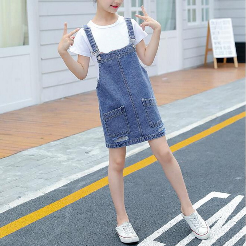 2-10Yrs Baby Girl Jean Suspend - Baby Clothing Line 评论和价格