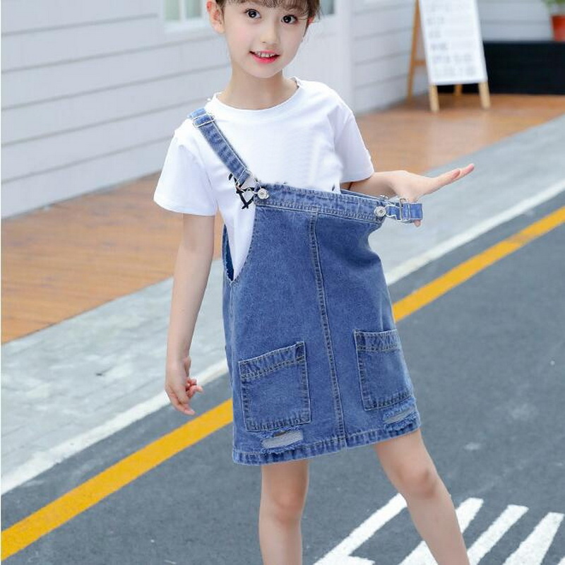 2-10Yrs Baby Girl Jean Suspend - Baby Clothing Line 评论和价格