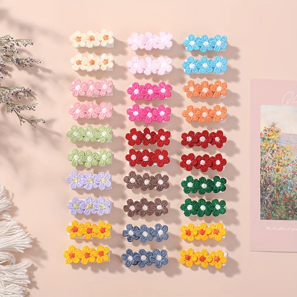 10Pcs/Set Baby Mini Flower Hai - Newborn Gift Set 评论和价格