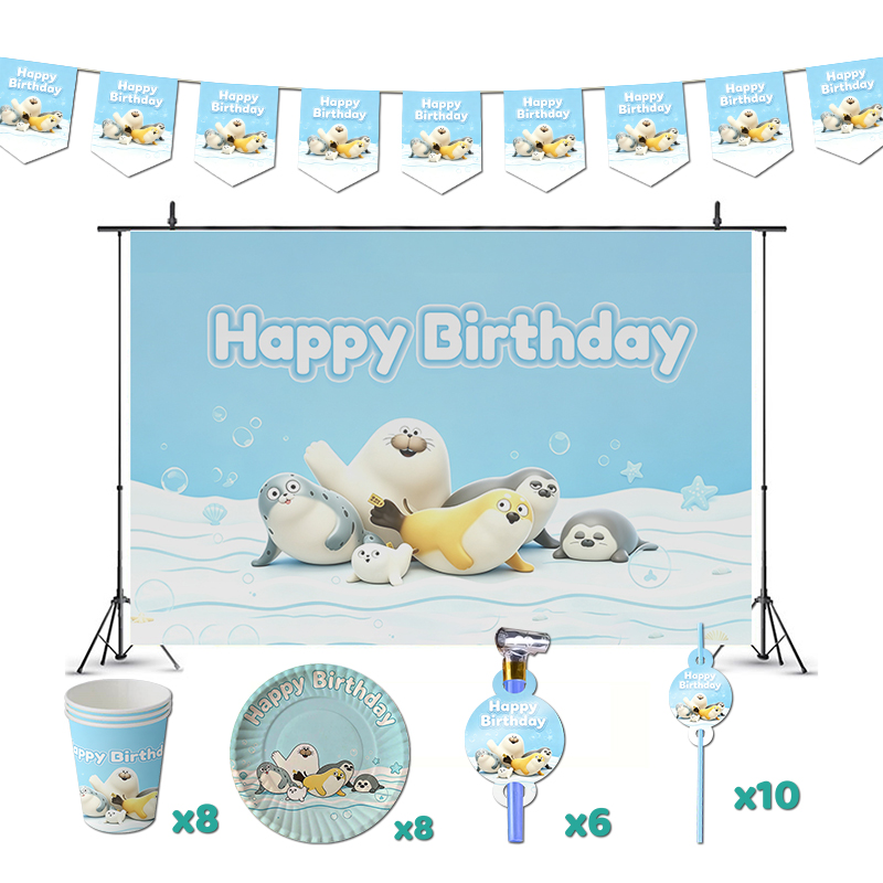 Angry Blob Seal Birthday Party - Baby Clothing Easter 评论和价格