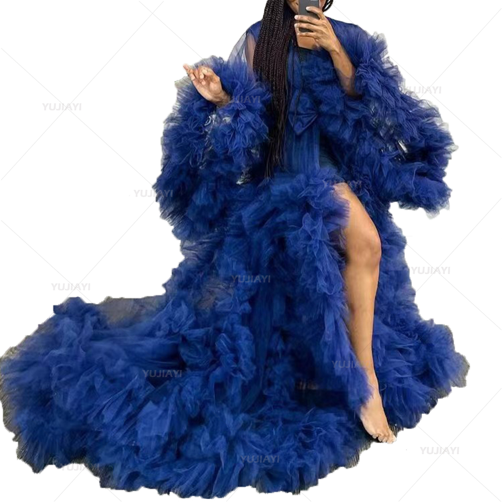 Fluffy Maternity Dresses Photo - Baby Gown Nightwear 评论和价格