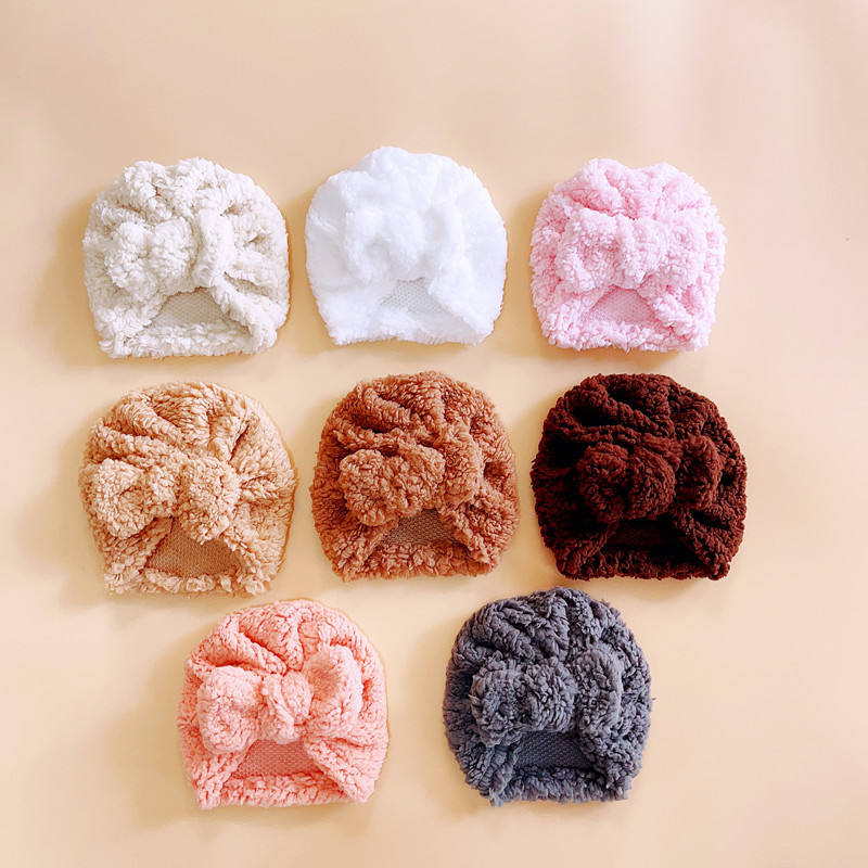 Cute Newborn Baby Knot Turban  - Baby Clothing Material 评论和价格
