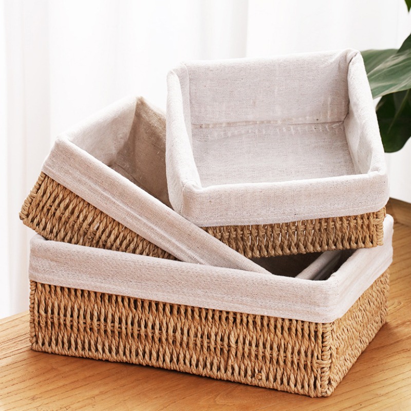 Imitation Rattan Handmade Stor - Baby Clothing Basket 评论和价格