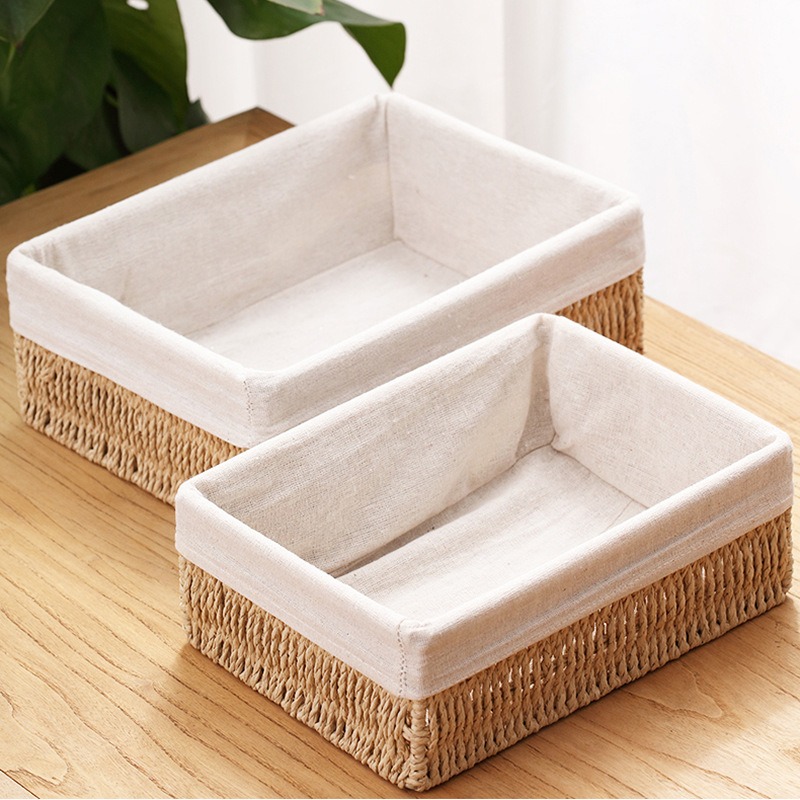 Imitation Rattan Handmade Stor - Baby Clothing Basket 评论和价格
