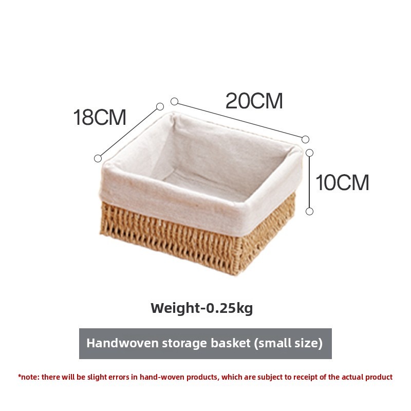 Imitation Rattan Handmade Stor - Baby Clothing Basket 评论和价格