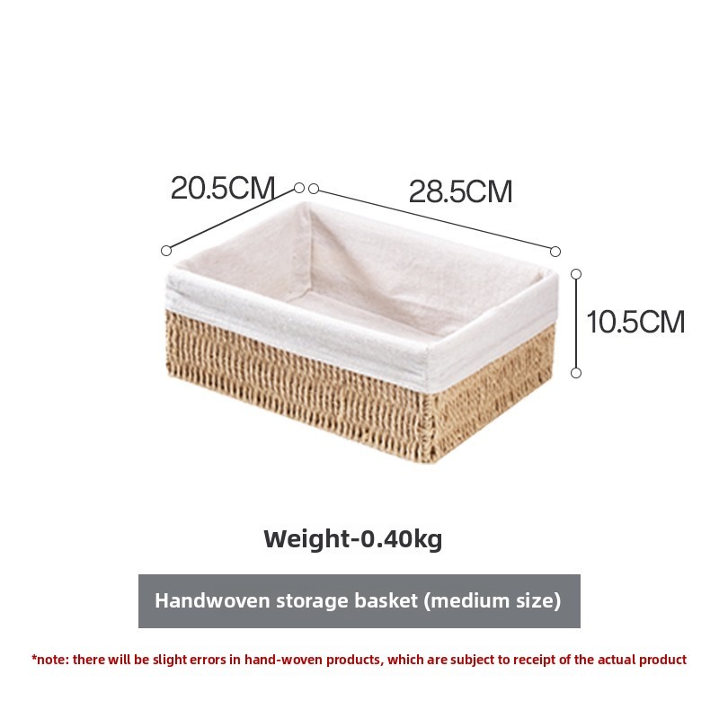 Imitation Rattan Handmade Stor - Baby Clothing Basket 评论和价格