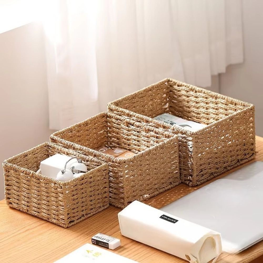 New Large Capacity Woven Stora - Baby Clothing Basket 评论和价格