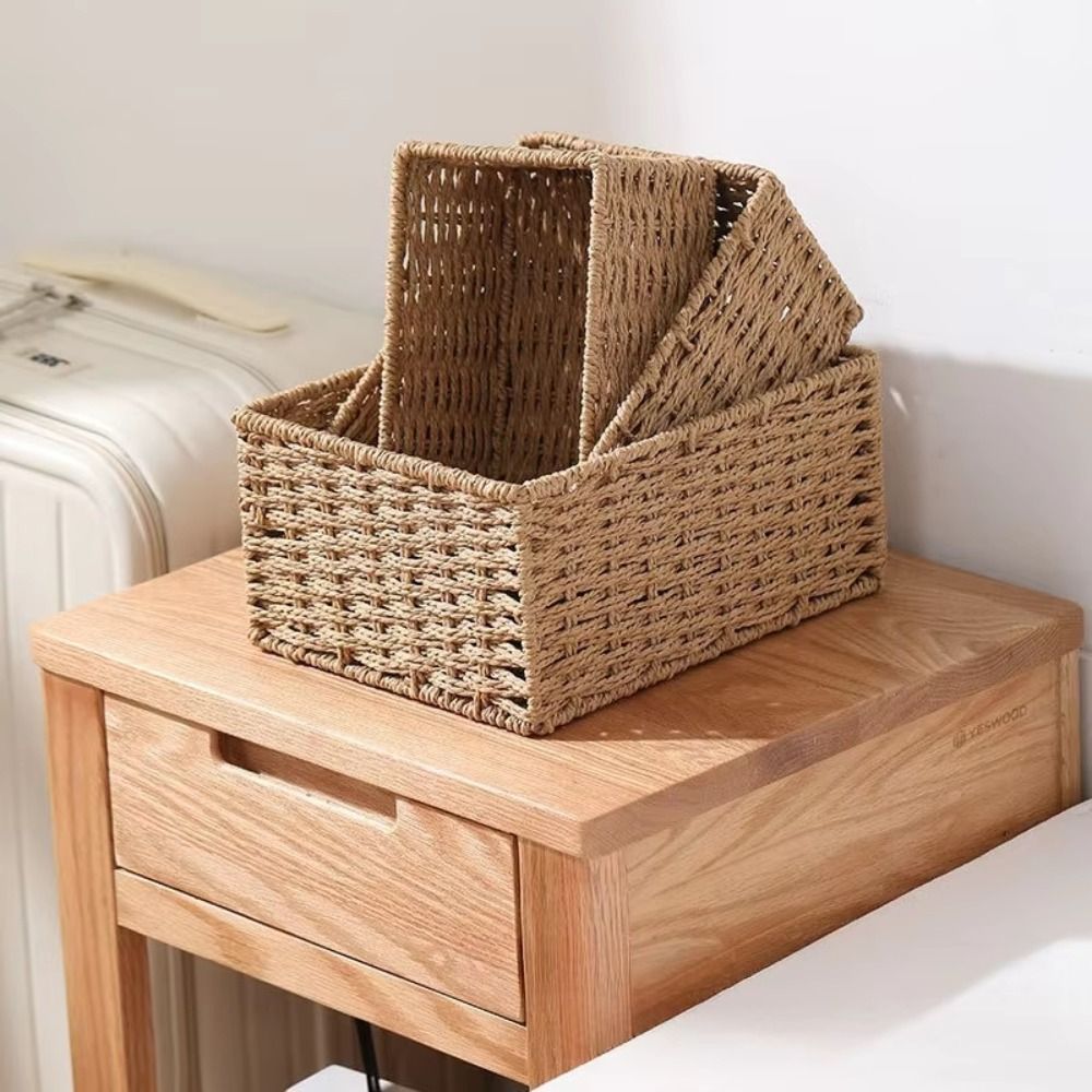 New Large Capacity Woven Stora - Baby Clothing Basket 评论和价格